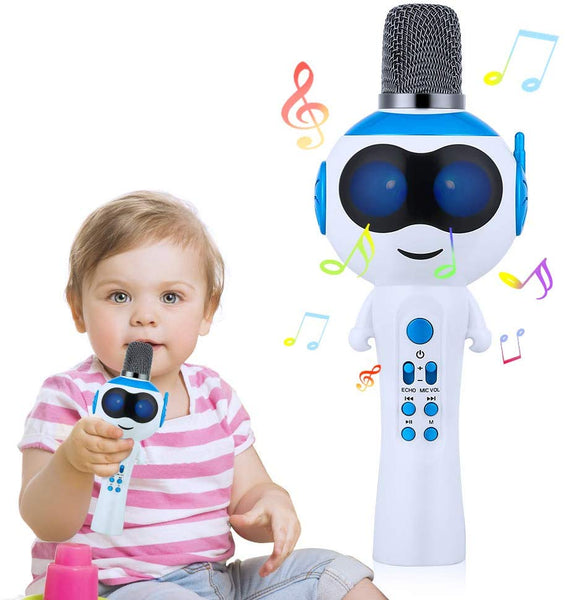 Wireless Microphone Bluetooth with Speaker for Kids Via Amazon