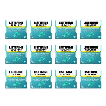 12-Pack of 24-Count Listerine Cool Mint Pocketpaks Breath Strips Via Amazon