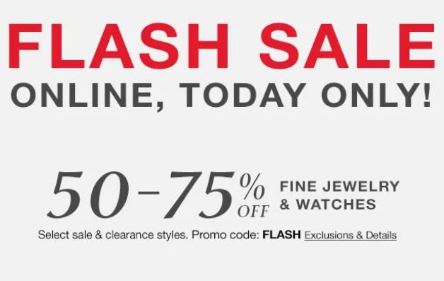 Macy's Flash Sale: Up To 75% Off Jewelry And Watches