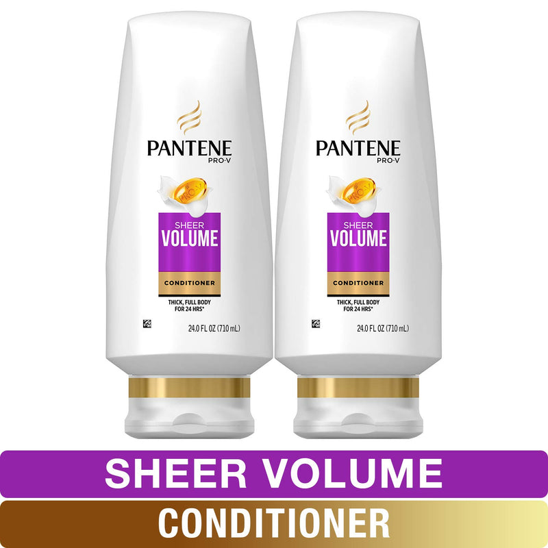 Pantene, Sulfate Free Conditioner, 24 fl oz, Twin Pack Via Amazon