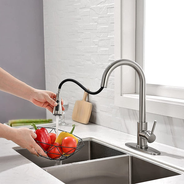 Kitchen Faucet with Pull Down Sprayer Via Amazon