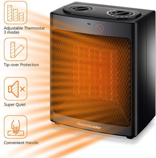 Electric Portable Space Heater Via Amazon