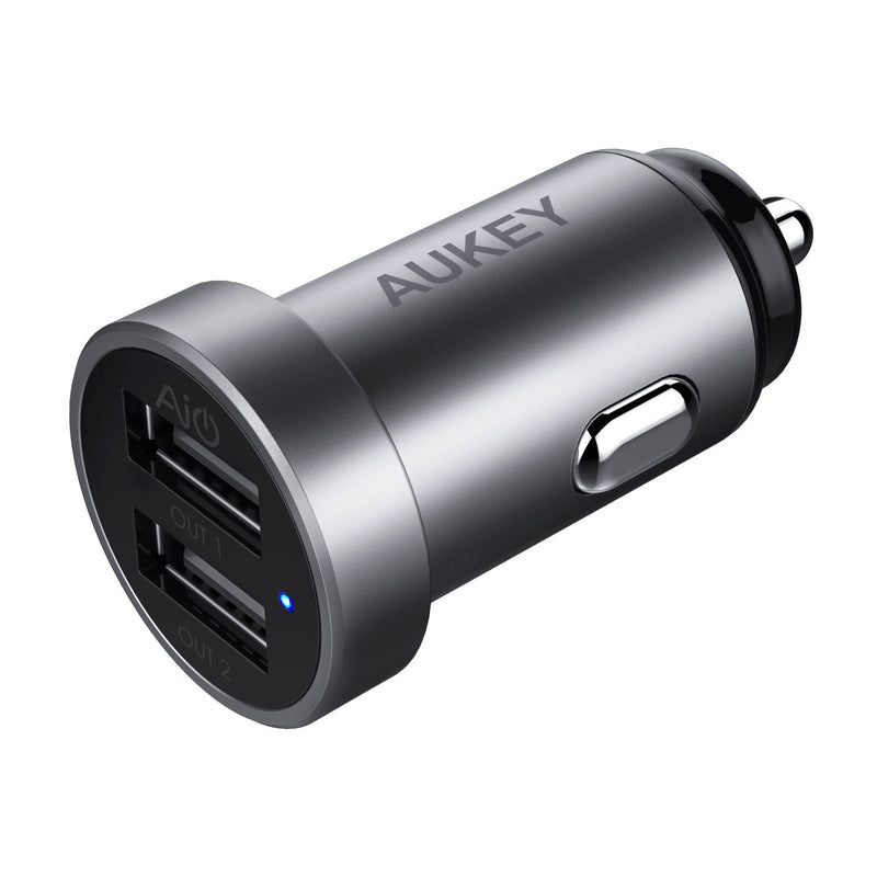 Dual-Port USB Car Charger 2 USB Ports Via Amazon