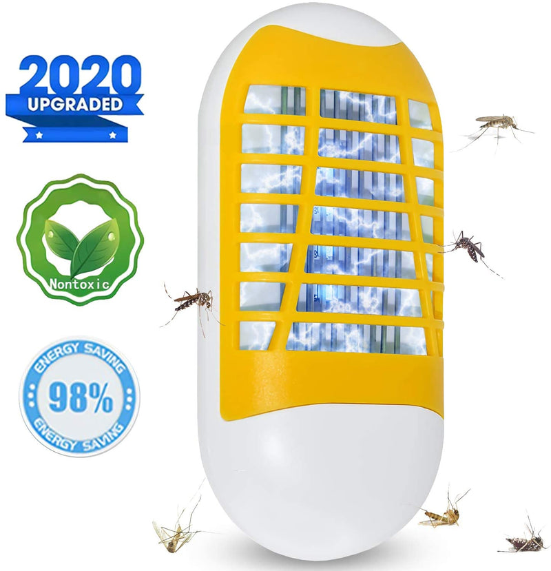 Bug Zapper, 2020 Newest Plug-in Electronic Mosquito Fruit Fly Killer Night Light Via Amazon