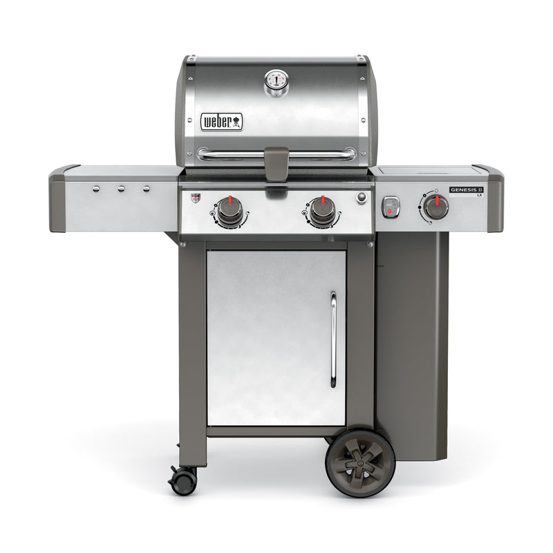 Weber-Stephen Products Genesis II LX S-240 Liquid Propane Grill, Stainless Ste, Two-Burner Via Amazon