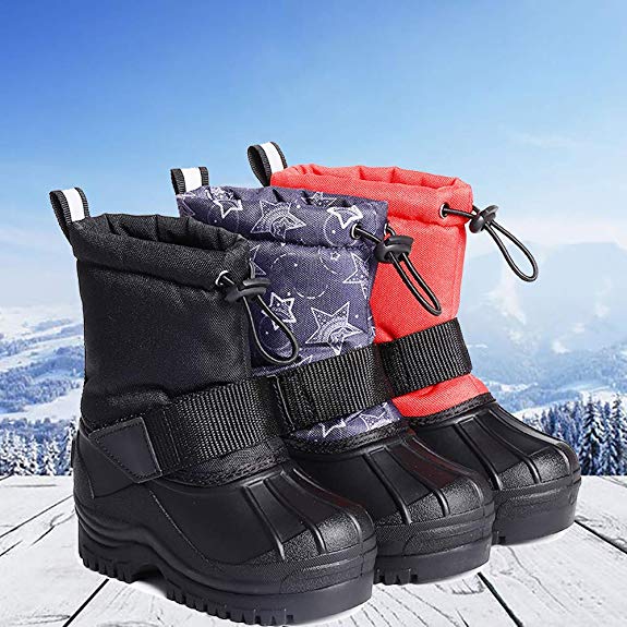 Kids Snow Boots Via Amazon