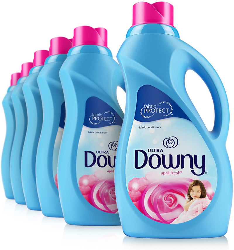 6 Pack Downy Ultra April Fresh Liquid Fabric Softener 40 Loads