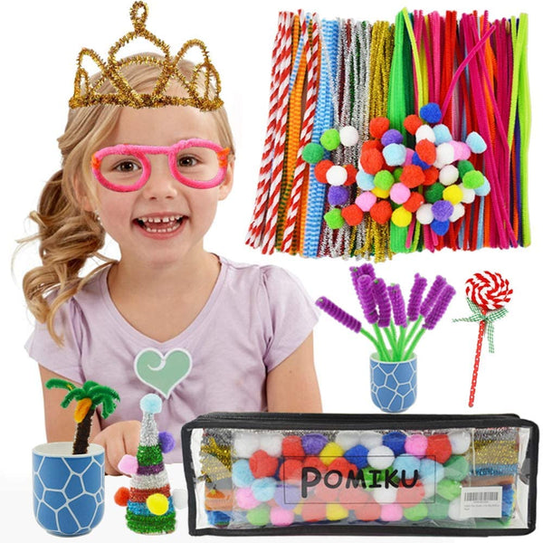 500 Pcs Pipe Cleaners Craft in 30 Colors Via Amazon