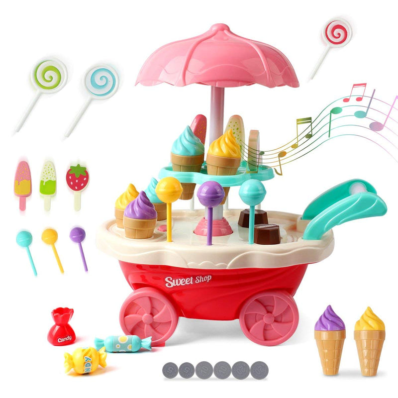 Ice Cream Candy Trolley Carts Pretend Play Set Via Amazon ONLY $9.99 Shipped! (Reg $20)