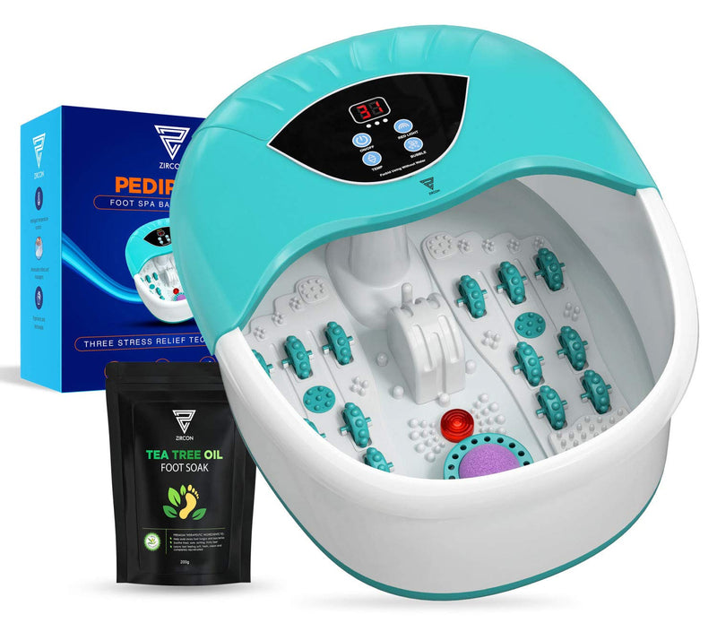 4 in 1 Foot Spa Massager Set For Home Includes Tea Tree Oil Foot Soak Via Amazon