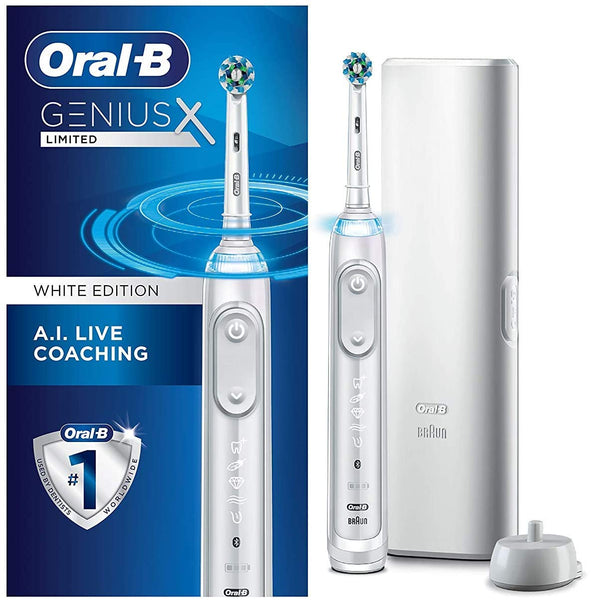 Oral-B Genius X Limited, Rechargeable Electric Toothbrush with Artificial Intelligence Via Amazon