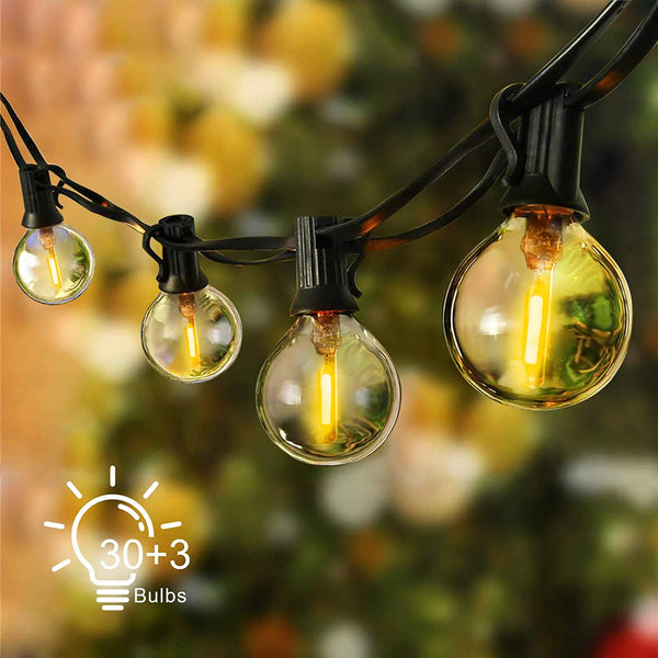 32FT LED Outdoor String Lights Via Amazon