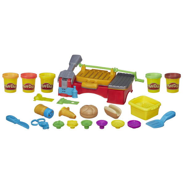 Play-Doh Kitchen Cookout Play Food Barbecue Toy with 5 Non-Toxic Colors, 2 Oz Cans, Via Amazon