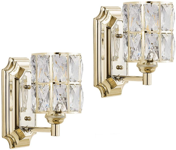 Crystal Wall Sconce, 2 Pack Via Amazon