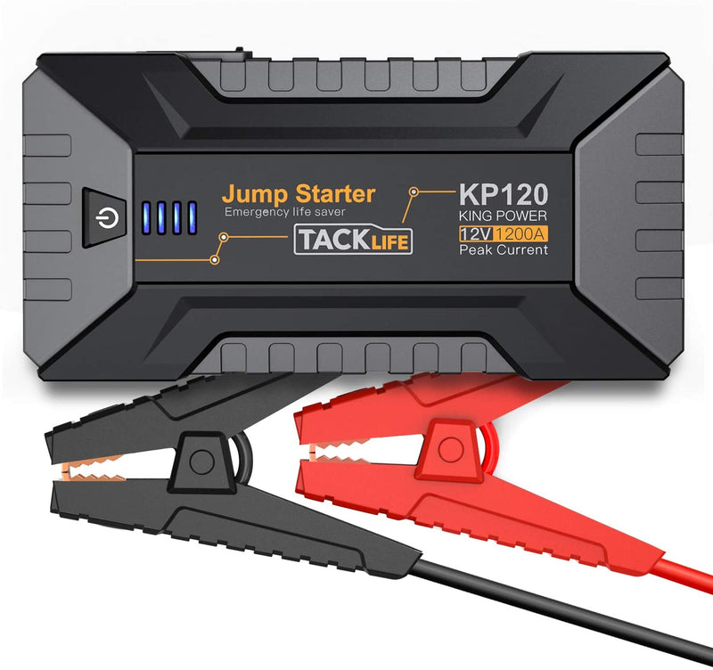 Tacklife 1200A Peak 12800mAh 12V Car Jump Starter Via Amazon