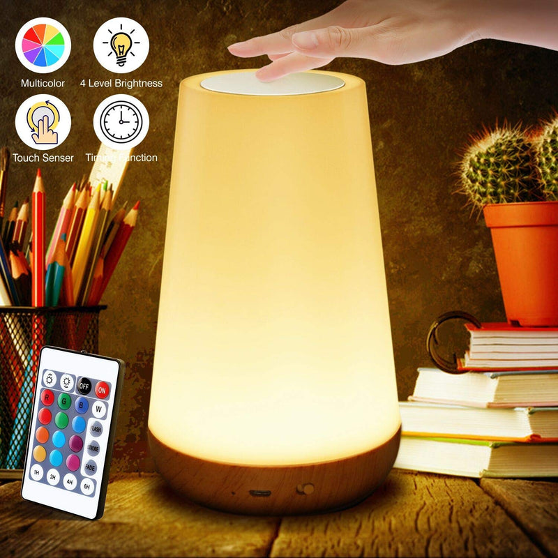 Portable Table Sensor Control Bedside Lamp Via Amazon
