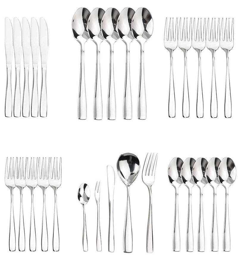 HOMMP 30-Piece Flatware Cutlery Set, Service for 5 Via Amazon SALE $16.99 Shipped! (Reg $100)