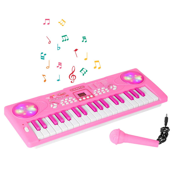 Kids Piano with Microphone Via Amazon