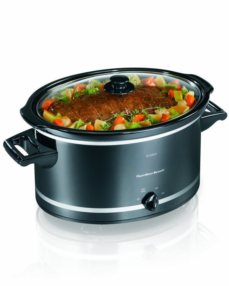 Hamilton Beach 33182 8-Quart Oval Slow Cooker Via Amazon