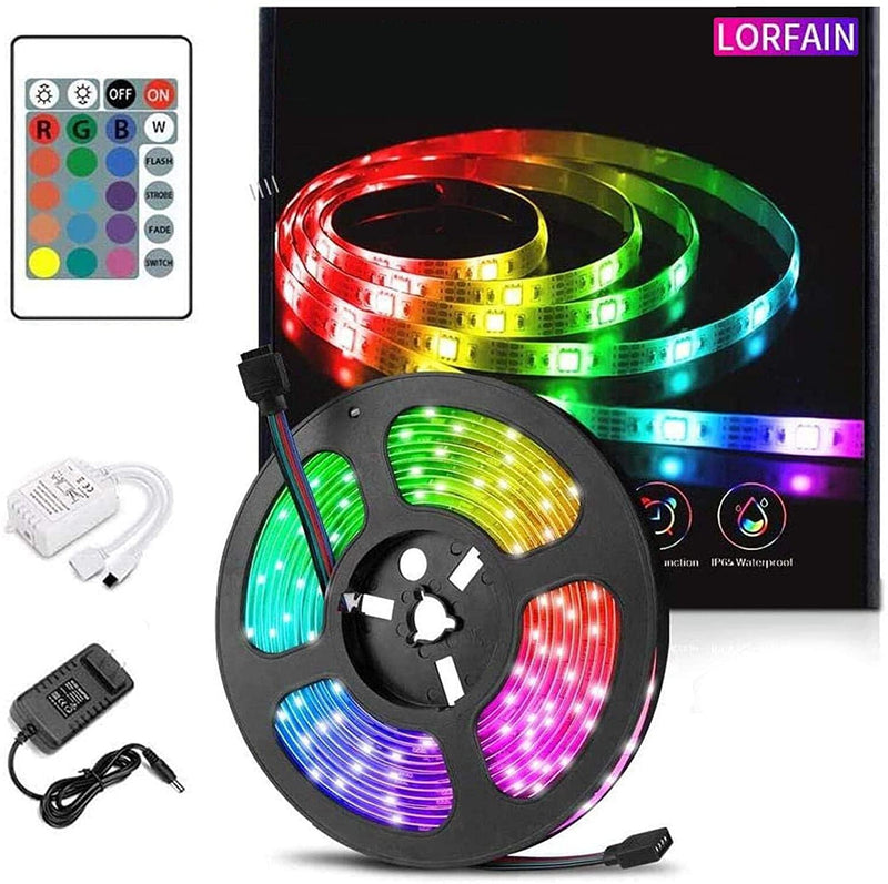 16.4 ft. Led Strip Lights with Remote Via Amazon