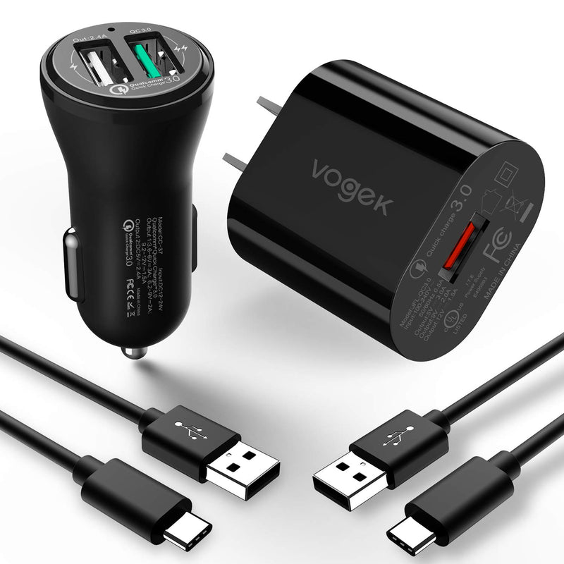 USB C Charger Kit, Powerful Charger Kit Car Charger, Wall Charger, Via Amazon