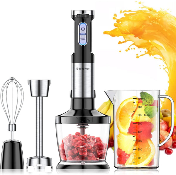 800 Watt Powerful Hand Immersion Blender with Large 800ml Mixing Beaker Via Amazon