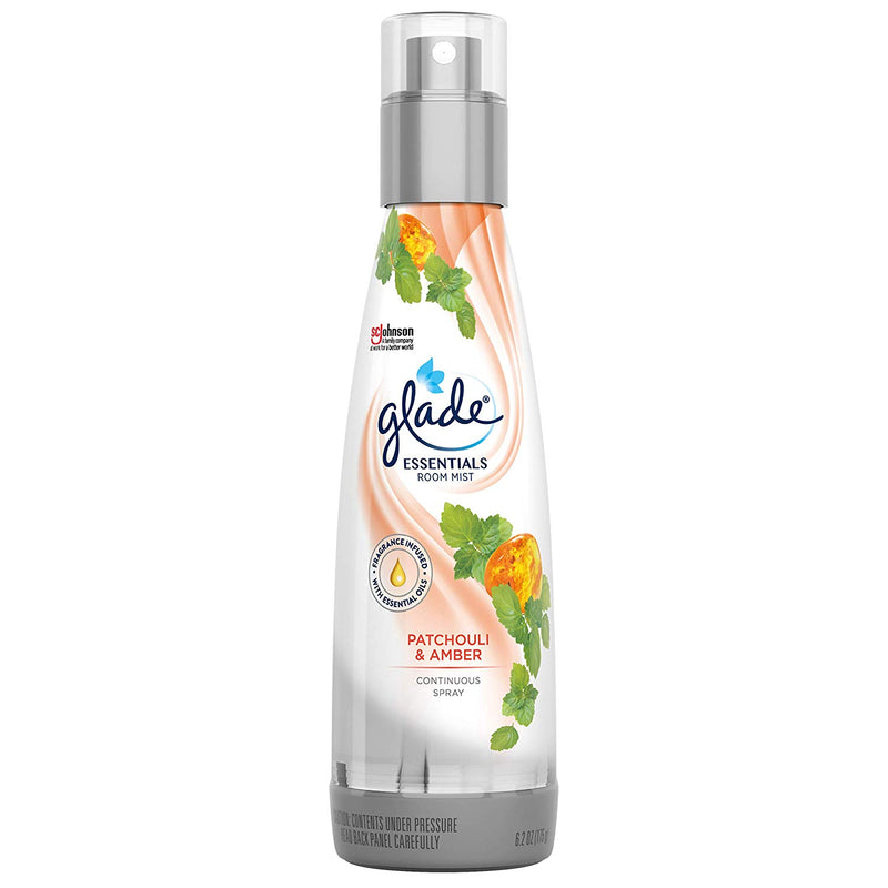 Glade Patchouli & Amber Essentials Room Mist, Room Spray, 6.2 oz Via Amazon