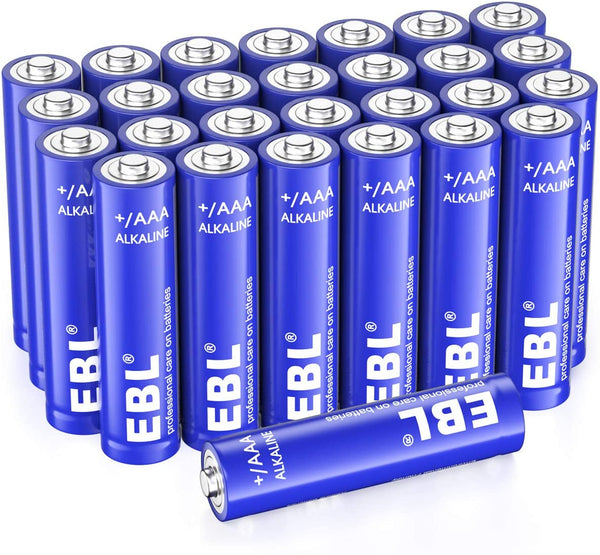 EBL 28-Count AAA Alkaline Batteries Via Amazon