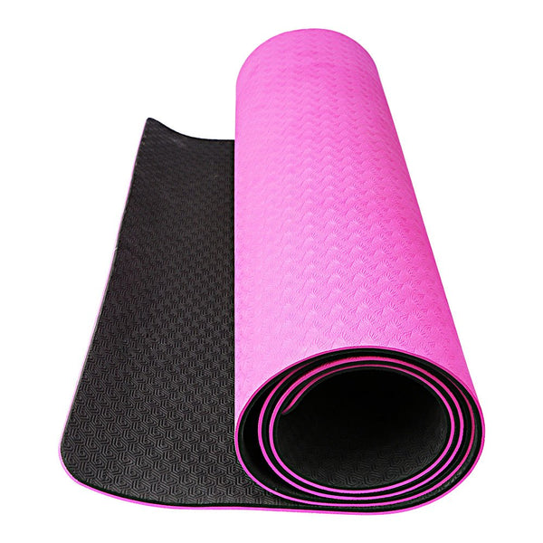 Extra Thick Yoga Mat 71"X 28" with Carrying Strap and Belt,Non Slip Via Amazon