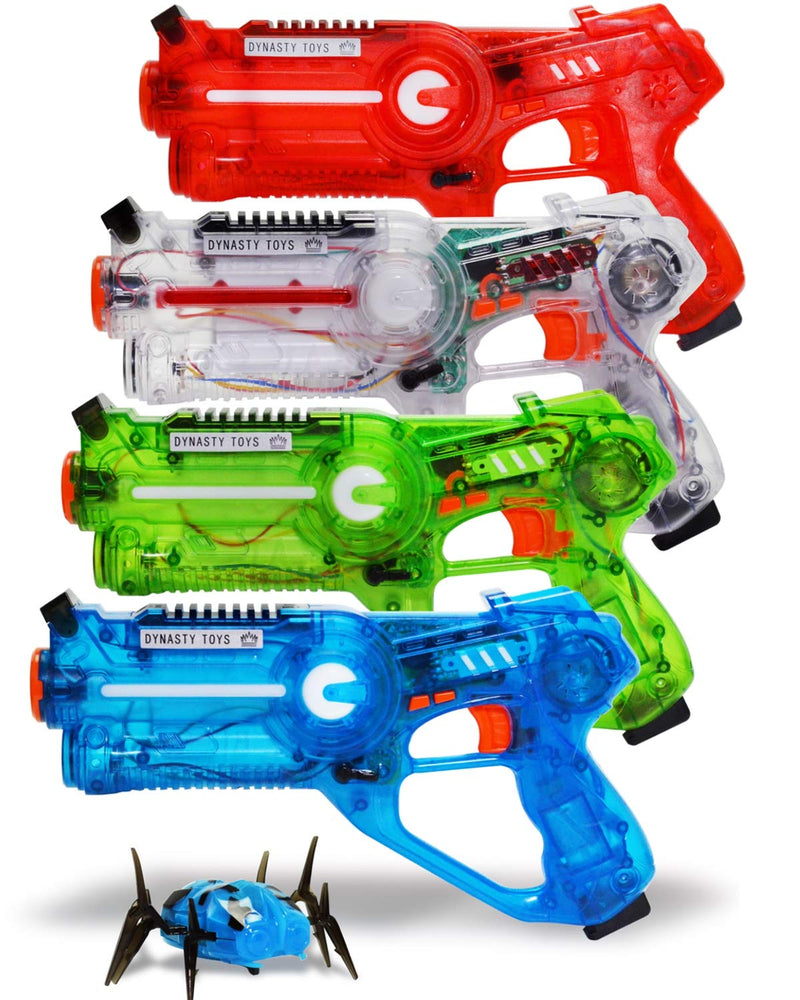 4 Laser Tag Blasters and 1 Target Robot Bug Via Amazon SALE $29.75 Shipped! (Reg $59.50)