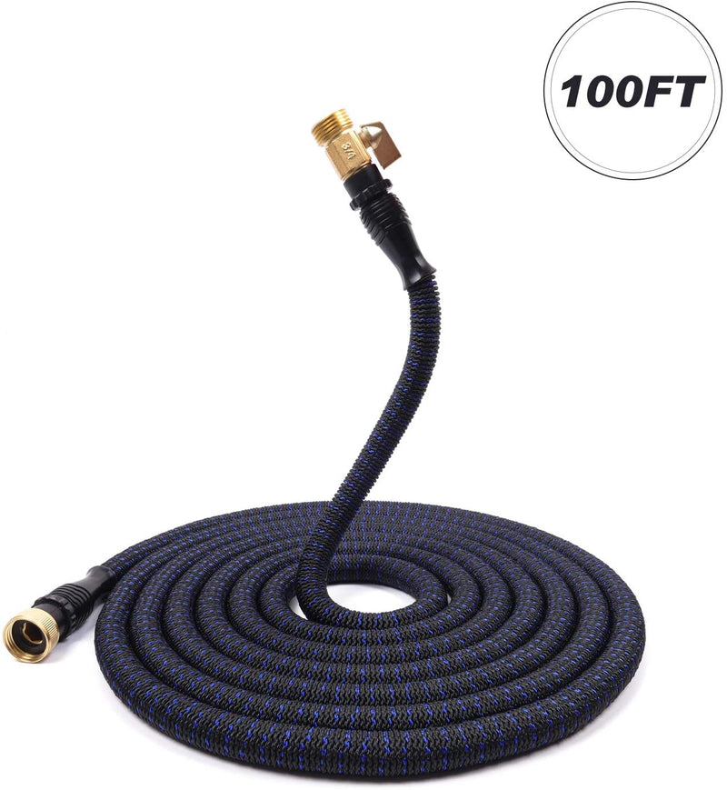 100ft Expandable Garden Hose with Triple Latex Core Via Amazon