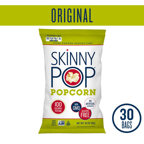 SkinnyPop Original Popped Popcorn, (Pack Of 30) Via Amazon