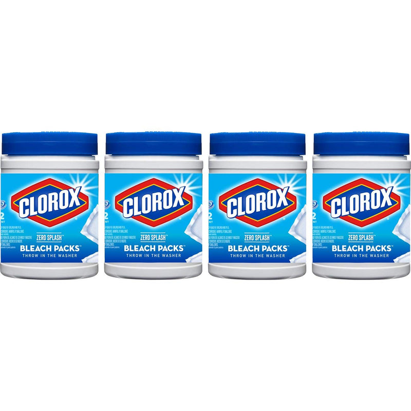 4 Pack Clorox Zero Splash Bleach Packs Via Amazon