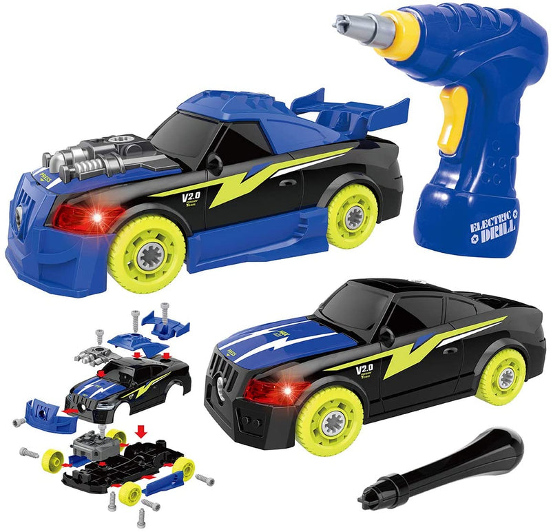 26 Pieces Assembly Car Toys with Drill Tool Via Amazon