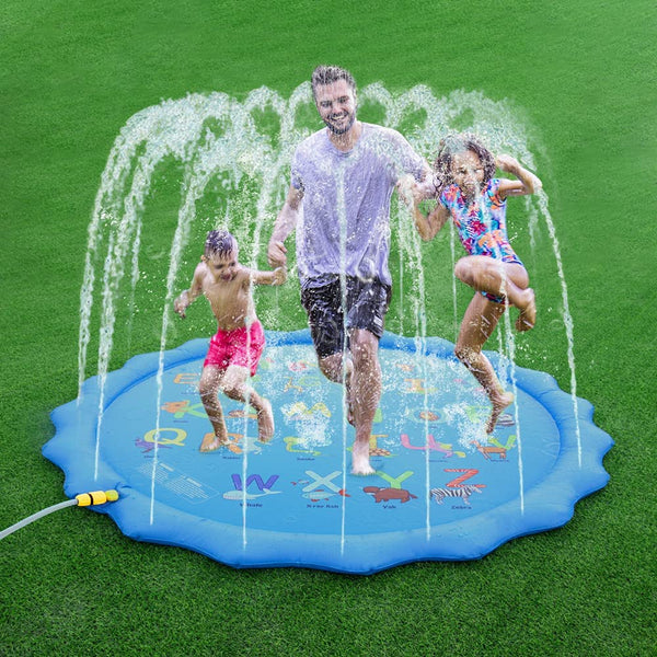 67" Large Inflatable Water Splash Pad Sprinkler Via Amazon