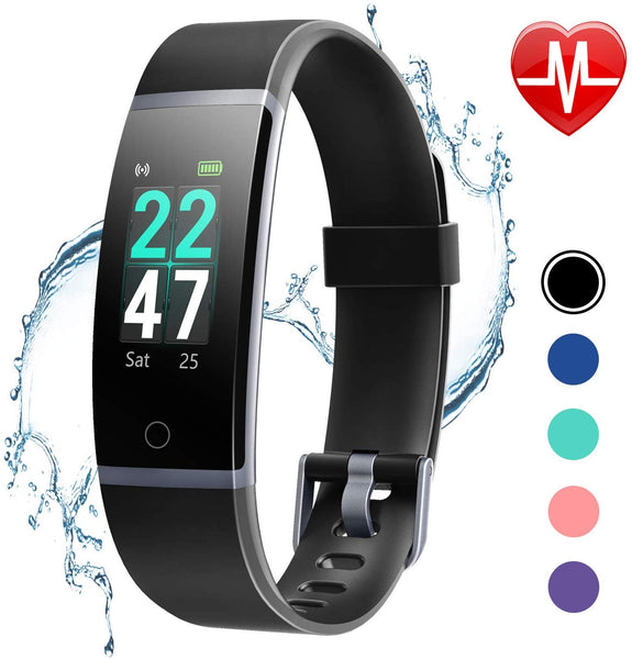 Letscom IP68 Color Screen Fitness Tracker w/ Heart Rate Monitor Via Amazon