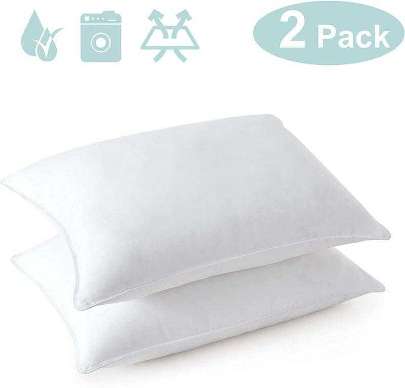 2 Pack King Size Down Alternative Hypoallergenic Bed Pillow Inserts Via Amazon