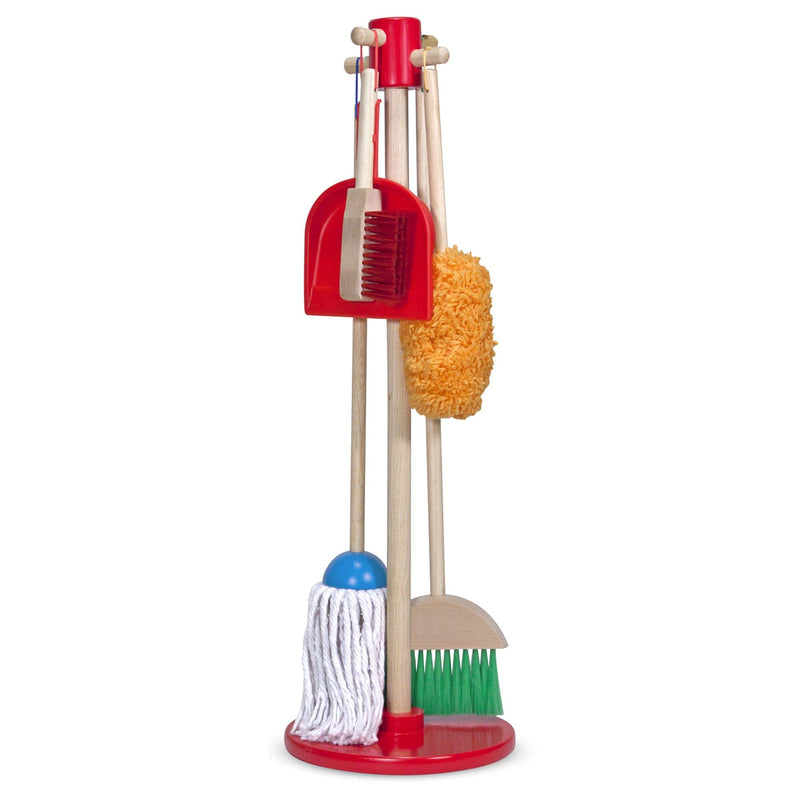 Melissa & Doug, Let's Play House! Dust! Sweep! Mop! 6 Piece Cleaning Set Via Amazon