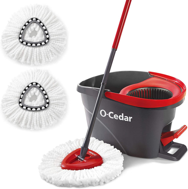 O-Cedar Easywring Microfiber Spin Mop & Bucket Floor Cleaning System Via Amazon