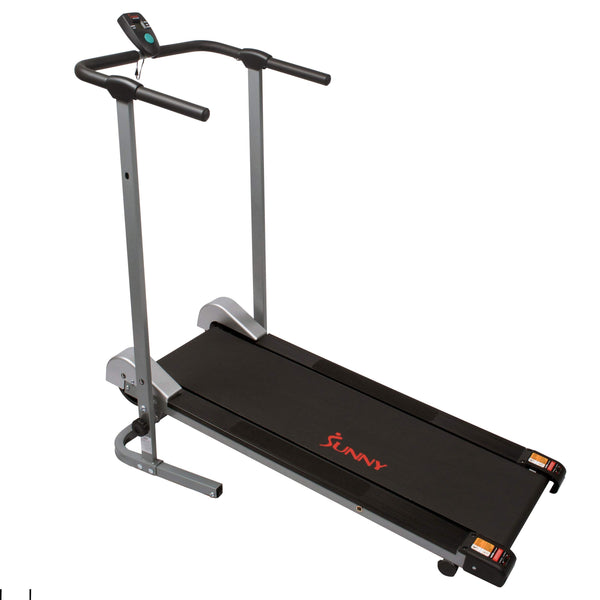 Sunny Health & Fitness Walking Treadmill with LCD Display, Compact Folding, Via Amazon