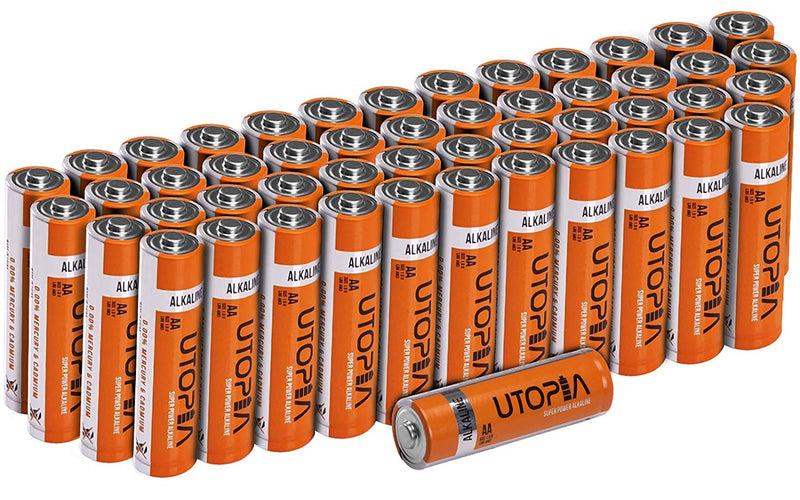 50 Pack AA Alkaline Batteries Via Amazon ONLY $9.99 Shipped!