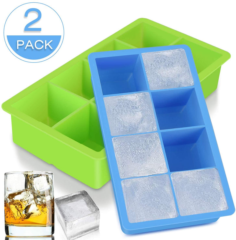 2 Pack Ice Cube Trays with Lids, Dishwasher Safe Via Amazon
