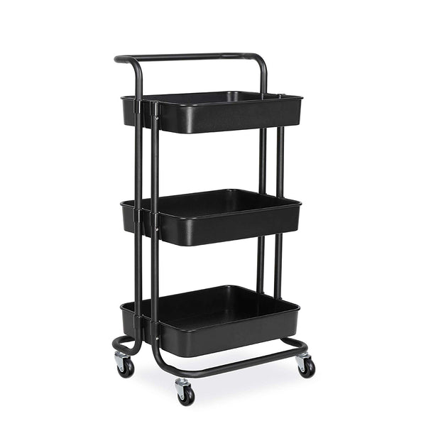 3-Tier Rolling Utility Storage Shelves Cart Via Amazon