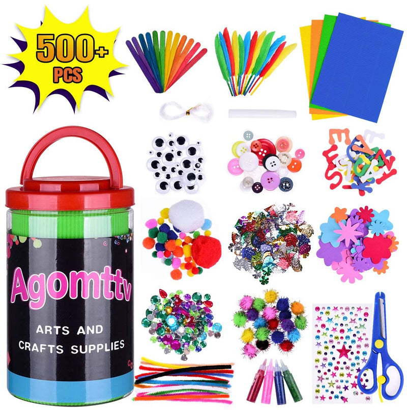500 Pieces Arts and Crafts Supplies for Kids Via Amazon