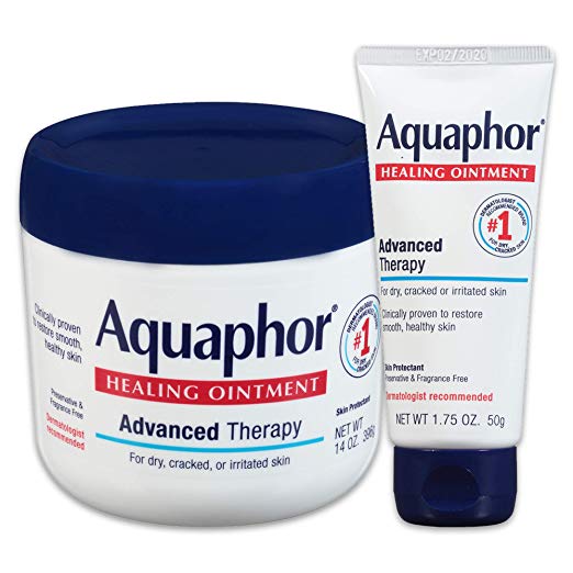 14 oz. Jar + 1.75 oz. Tube Aquaphor Healing Ointment Multipack Via Amazon