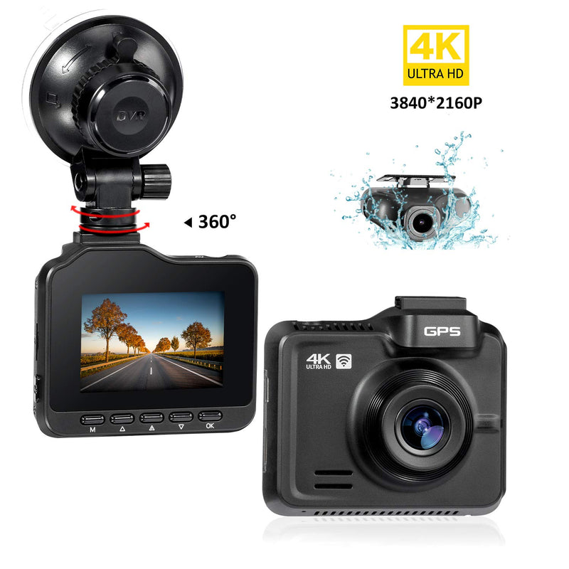 Lifechaser 4K+1080p Dual Dash Cam Via Amazon