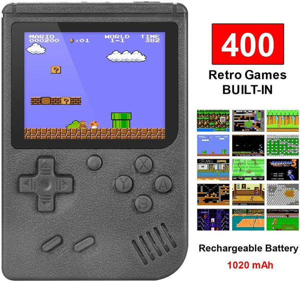 Handheld Game Console with 400 Classic Games Via Amazon