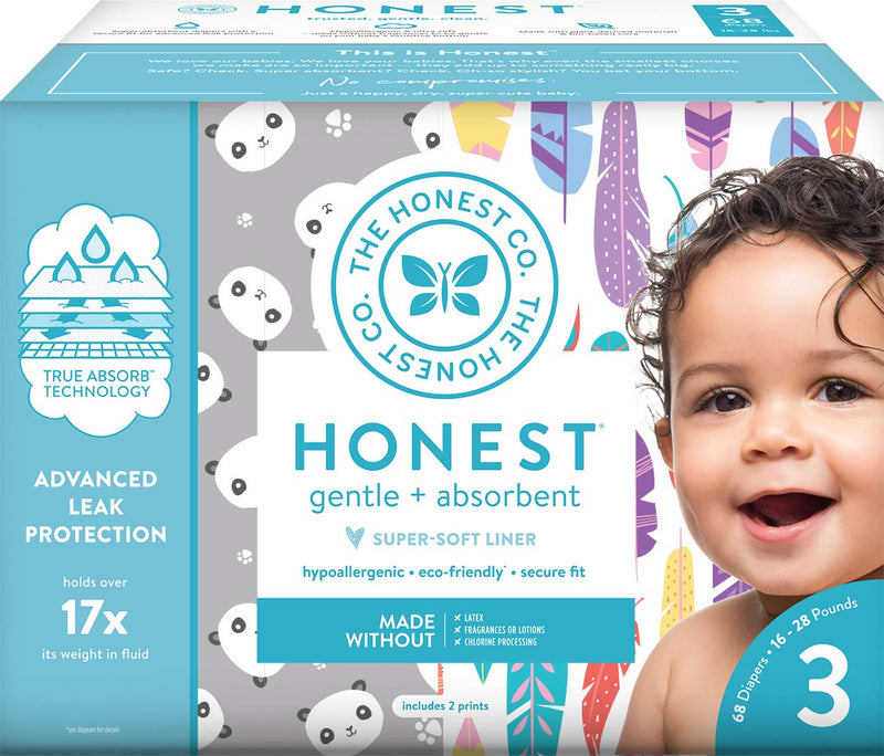 68 Count Size 3 The Honest Company Club Box Diapers Via Amazon SALE $12.34 Shipped! (Reg $24.69)