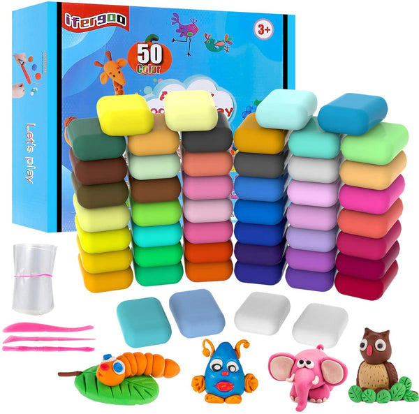 48 Colors DIY Molding Magic Clay Via Amazon