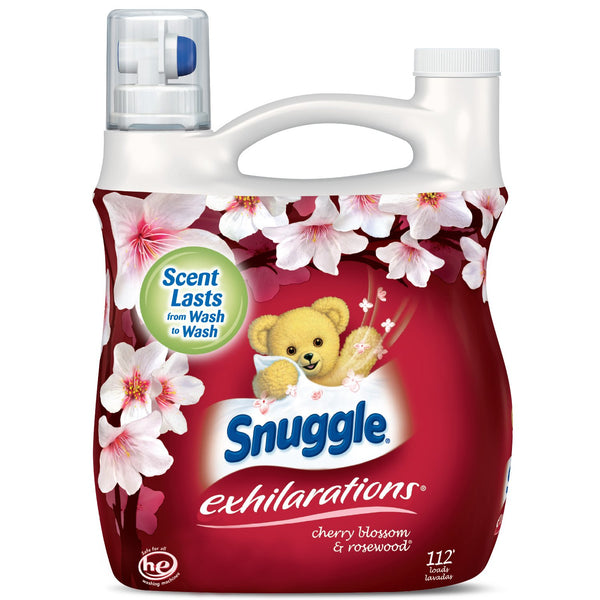 Snuggle Exhilarations Concentrated Fabric Softener Liquid, 112 Loads Via Amazon